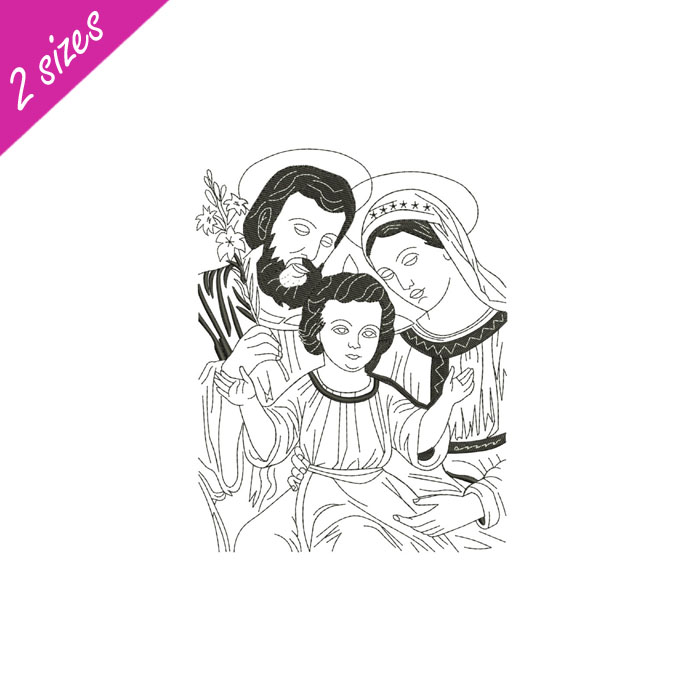Holy Family – RG Embroidery Designs