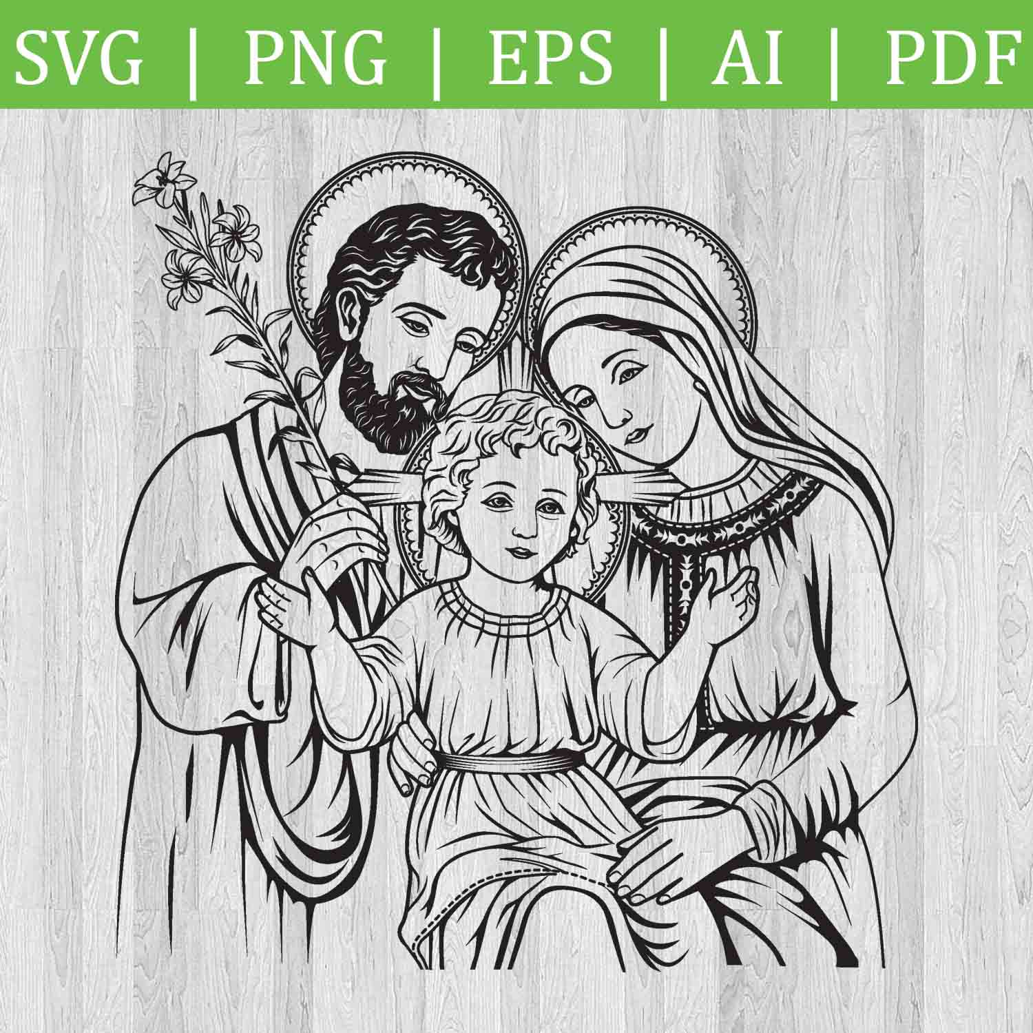 St Joseph Mary – RG Embroidery Designs