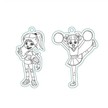 Volleyball Girl & Cheer Girl