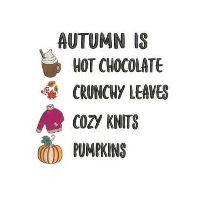 Autumn Is Hot Chocolate