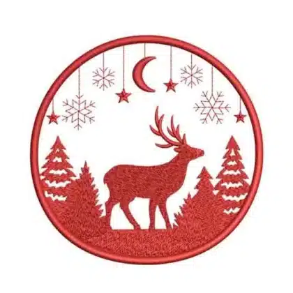 Christmas Reindeer Globe