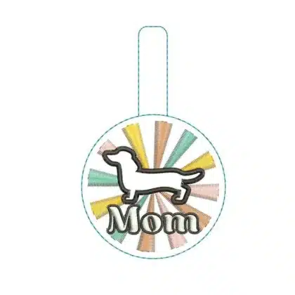 Dog Mom Keyfob