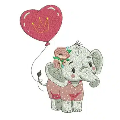  Elephant With Balloon