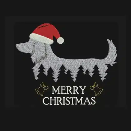 Merry Christmas Dachshund
